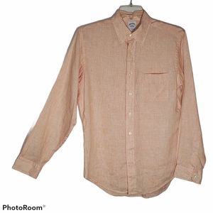 Brooks Brothers mens long sleeve button up slim fit med. 430